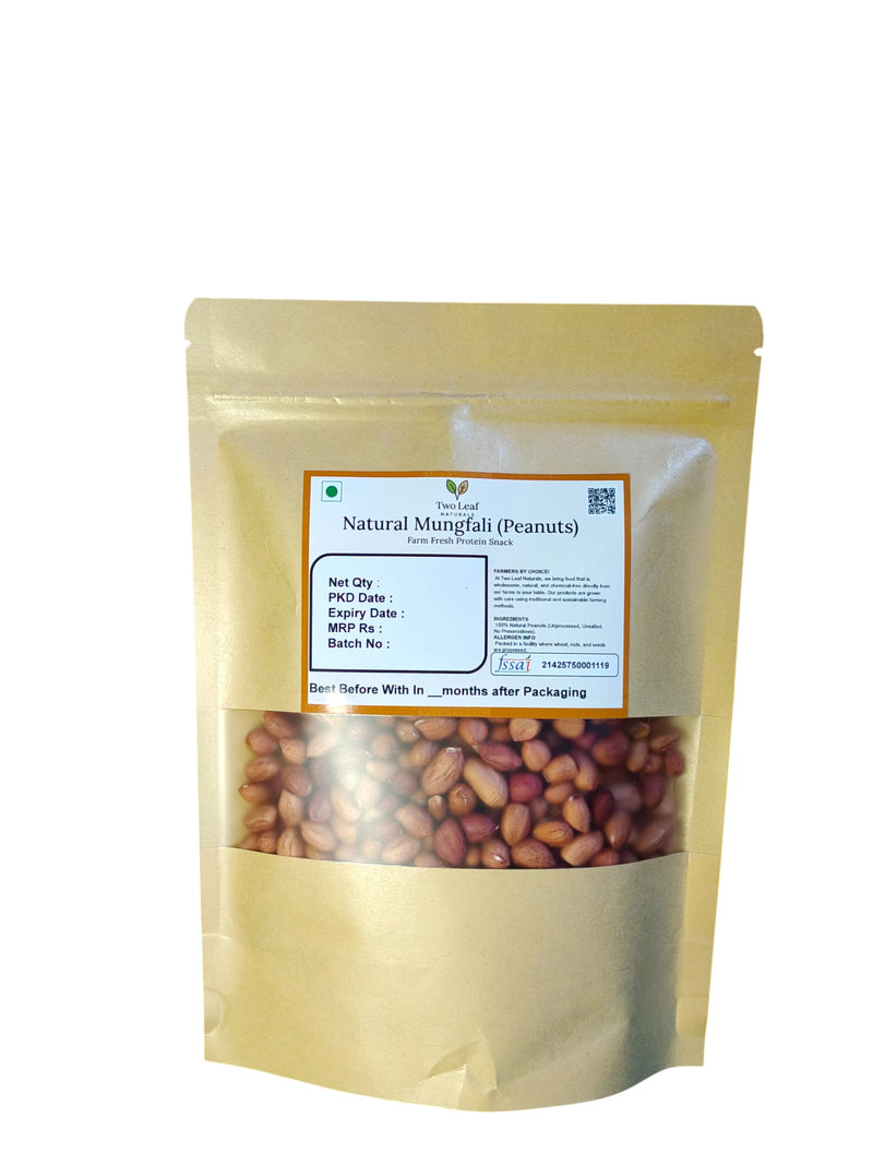 Natural Mungfali (Peanuts without Shell) – Farm Fresh Protein Snack | Two Leaf Naturals