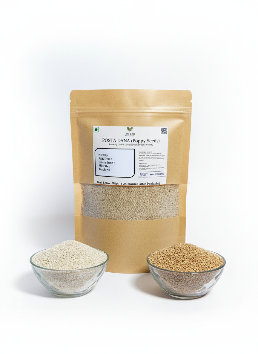 Posta Dana | Khaskhas | Poppy Seeds | Natural White Posta Dana