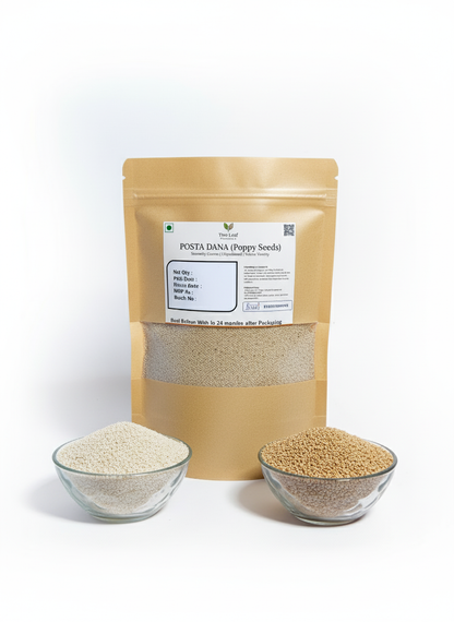 Posta Dana | Khaskhas | Poppy Seeds | Natural White Posta Dana