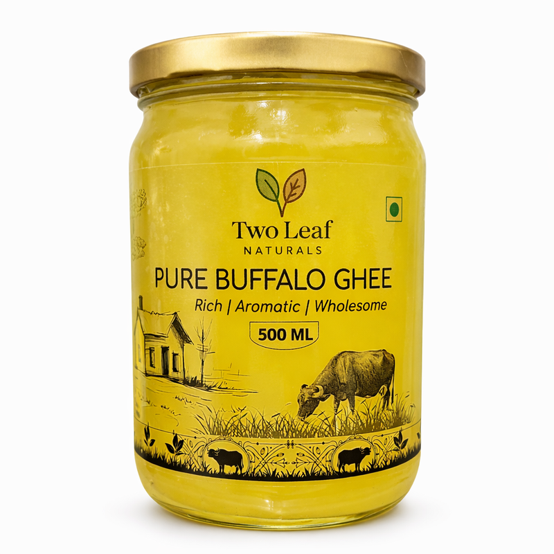 Premium A2 Buffalo Ghee | Pure Desi Bilona Ghee | Chemical-Free & Farm Fresh