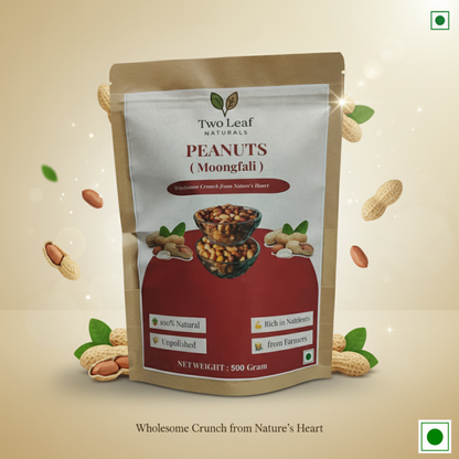 Natural Mungfali (Peanuts without Shell) – Farm Fresh Protein Snack | Two Leaf Naturals