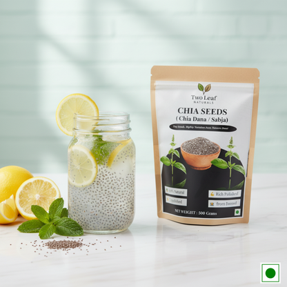Two Leaf Naturals Chia Seeds | 100% Natural & Raw | Superfood for Weight Loss, Energy & Digestion
